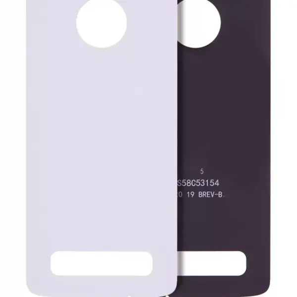 Capac Spate Sticla Motorola Moto Z4  Original (White)