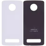 Capac Spate Sticla Motorola Moto Z4  Original (White) - imagine 2
