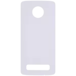 Capac Spate Sticla Motorola Moto Z4  Original (White) - imagine 3