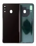 Capac Spate Sticla Samsung Galaxy A20 Service Pack Original (Black)