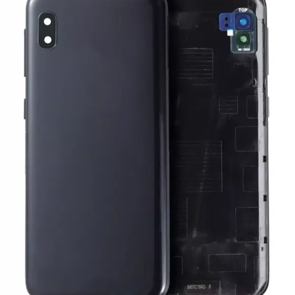 Capac Sticla Spate Cu Lentila Camera Samsung Galaxy A10E (A102 / 2019) (Black) Service Pack
