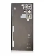 Capac Spate Sticla Samsung Galaxy S22 Ultra 5G Service Pack (Burgundy) - imagine 3