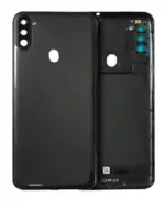 Capac Spate Sticla Samsung Galaxy A11 Service Pack Original (Black)
