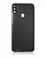 Capac Spate Sticla Samsung Galaxy A11 Service Pack Original (Black) - imagine 2
