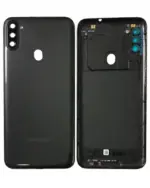 Capac Spate Sticla Samsung Galaxy A11 Service Pack Original (Black) - imagine 4