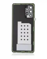Capac Sticla Spate Cu Lentila Camera Samsung Galaxy A52 5G (A526 / 2021) Service Pack (Awesome Black) - imagine 3