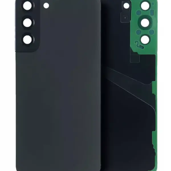 Capac Spate Sticla Samsung Galaxy S22 Plus Service Pack Original (Phantom Black)