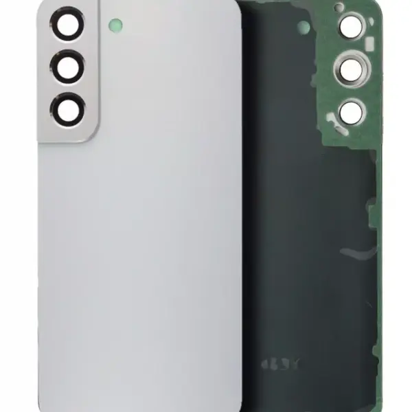 Capac Spate Sticla Samsung Galaxy S22 Plus Service Pack Original (White)