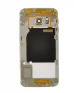 Carcasa Mijloc Samsung Galaxy S6 Edge Service Pack Original (Gold Platinum) - imagine 2