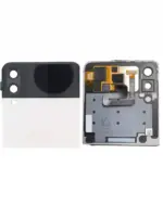 Display telefon Samsung Galaxy Z Flip 3 5G (F11) AM (In-Cell LTPS) (White) (Outer) - imagine 4