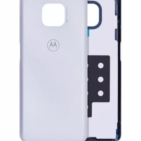 Capac Spate Sticla Motorola Moto G Power Original (Hazy Silver)
