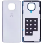 Capac Spate Sticla Motorola Moto G Power Original (Hazy Silver) - imagine 2
