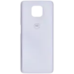 Capac Spate Sticla Motorola Moto G Power Original (Hazy Silver) - imagine 3