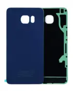 Capac Spate Sticla Samsung Galaxy S6 Edge Service Pack (Black Sapphire)