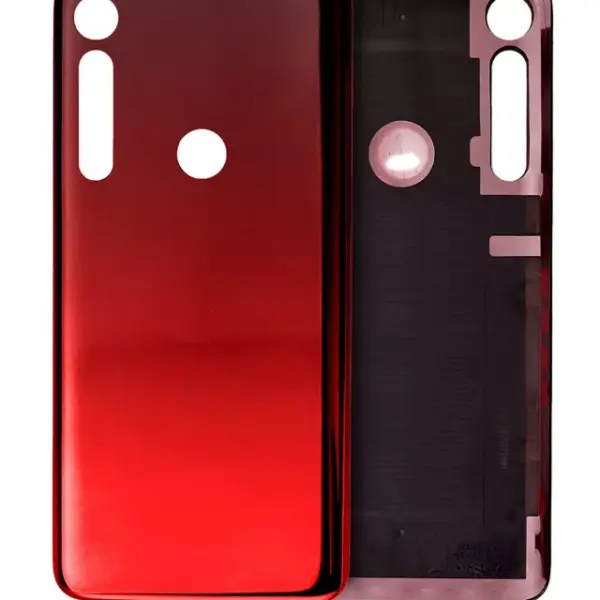 Capac Spate Sticla Motorola Moto One Macro (Red)