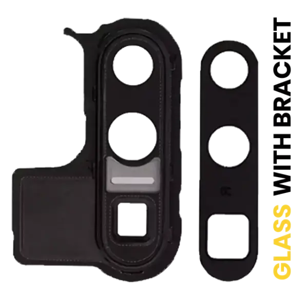 Lentila camera spate Huawei P30 Pro cu bracket fixare (Black)