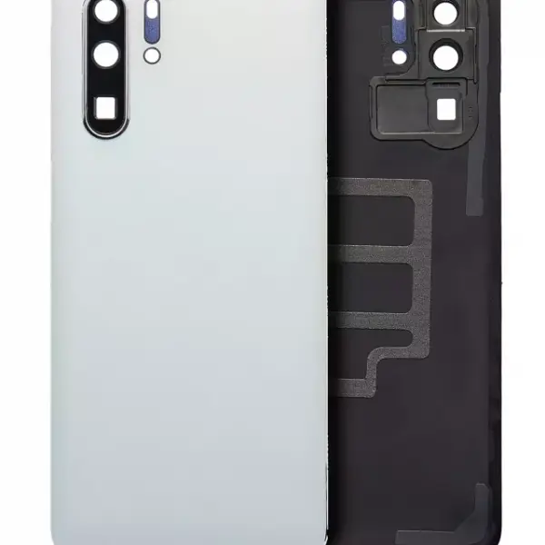 Capac Spate Sticla Huawei P30 Pro (White)