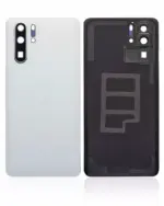 Capac Spate Sticla Huawei P30 Pro (White) - imagine 2