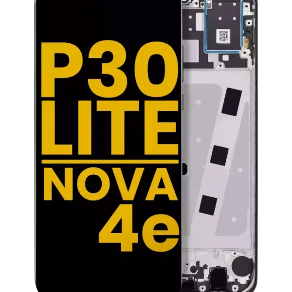 Display telefon Huawei P30 Lite / Nova 4e Refurbished (Midnight Black)