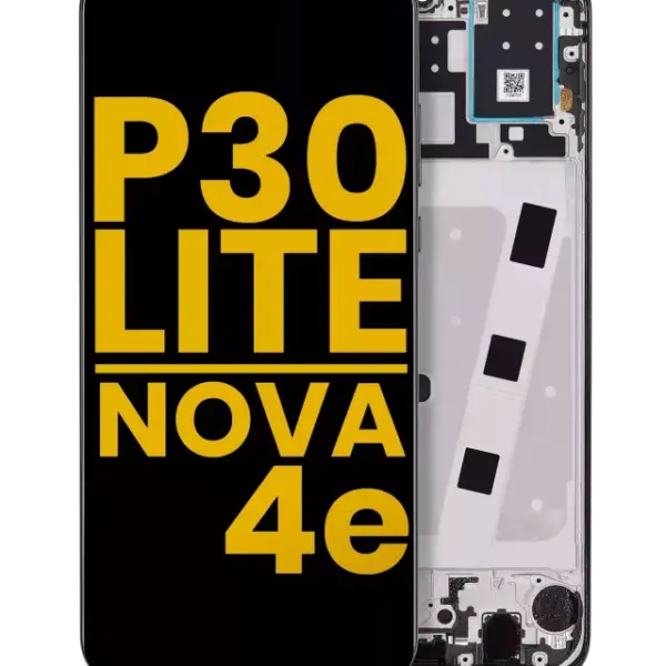 Display telefon Huawei P30 Lite / Nova 4e Refurbished (Midnight Black)