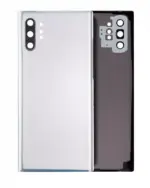 Capac Spate Sticla Samsung Galaxy Note 10 Plus AMPlus (No Logo) (Aura White)