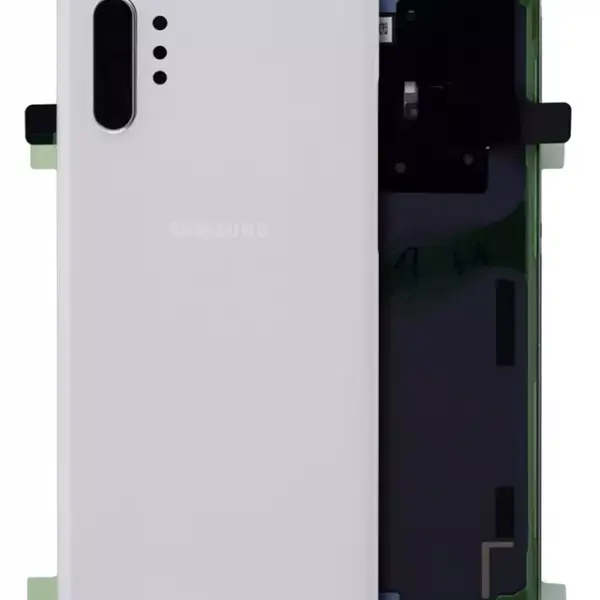 Capac Spate Sticla Samsung Galaxy Note 10 Plus Service Pack Original (Aura White)