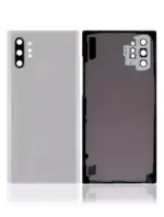 Capac Spate Sticla Samsung Galaxy Note 10 Plus Service Pack Original (Aura White) - imagine 4