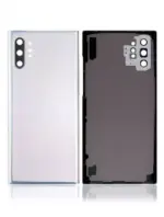 Capac Spate Sticla Samsung Galaxy Note 10 Plus Service Pack Original (Aura Glow) - imagine 4