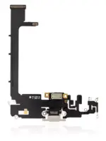 Cablu Flex Port Incarcare Cu Placa iPhone 11 Pro Max AMPlus (Silver) - imagine 3