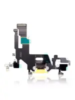 Cablu Flex Port Incarcare Cu Placa iPhone 11 Premium (Yellow) - imagine 2