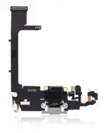 Cablu Flex Port Incarcare Cu Placa iPhone 11 Pro Premium (Silver) - imagine 3