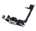 Cablu Flex Port Incarcare Cu Placa iPhone 11 Pro Premium (Silver) - imagine 5