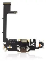 Cablu Flex Port Incarcare Cu Placa iPhone 11 Pro AMPlus (Gold) - imagine 3