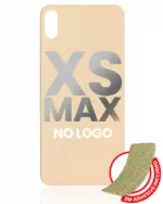 Capac Spate Sticla iPhone XS Max (No Logo) (Gold)