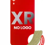 Capac Spate Sticla iPhone XR (No Logo) (Red)