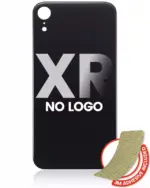 Capac Spate Sticla iPhone XR (No Logo) (Black)