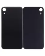 Capac Spate Sticla iPhone XR (No Logo) (Black) - imagine 2