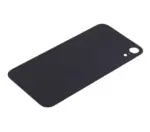 Capac Spate Sticla iPhone XR (No Logo) (Black) - imagine 4