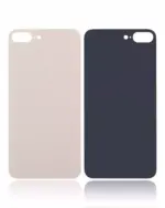 Capac Spate Sticla Cu Adeziv iPhone 8 Plus (No Logo) (Gold) - imagine 2