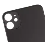 Capac Spate Sticla iPhone 11 (No Logo) (Black) - imagine 4