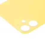 Capac Spate Sticla iPhone 11 (No Logo) (Yellow) - imagine 6
