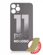 Capac Spate Sticla iPhone 11 Pro (No Logo) (Space Gray)