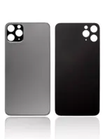 Capac Spate Sticla iPhone 11 Pro (No Logo) (Space Gray) - imagine 2