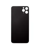 Capac Spate Sticla iPhone 11 Pro Max (No Logo) (Silver) - imagine 3