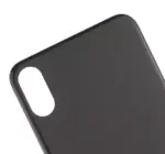 Capac Spate Sticla iPhone X (No Logo) (Space Gray) - imagine 3