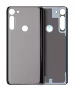 Capac Spate Sticla Motorola Moto G8 Power (Smoke Black)