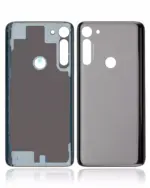 Capac Spate Sticla Motorola Moto G8 Power (Smoke Black) - imagine 2