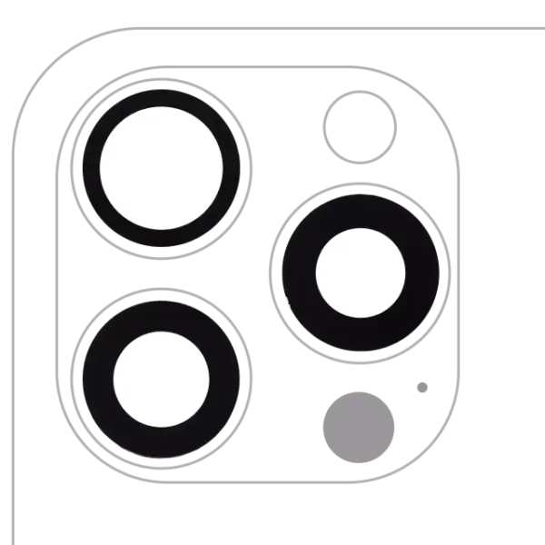 Sticla Camera Spate Cu Adeziv iPhone 15 Pro Max (3 Piece Set) AMPlus (10 Pack)