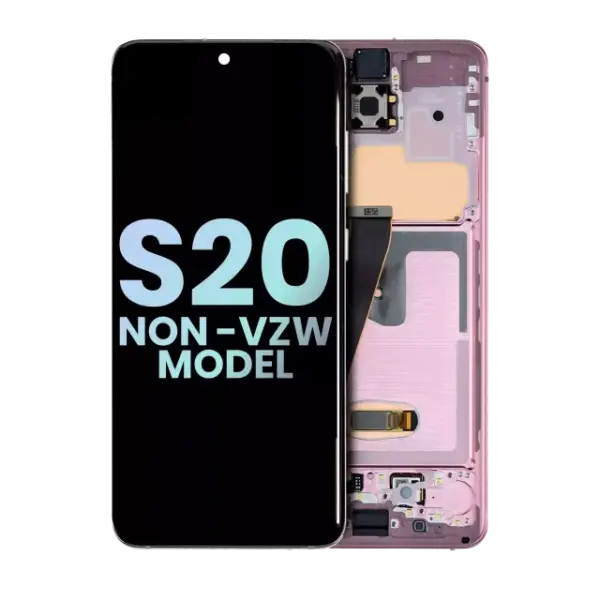 Display Samsung Galaxy S20 5G Oled (Non-Verizon 5G UW) Service Pack (Cloud Pink)