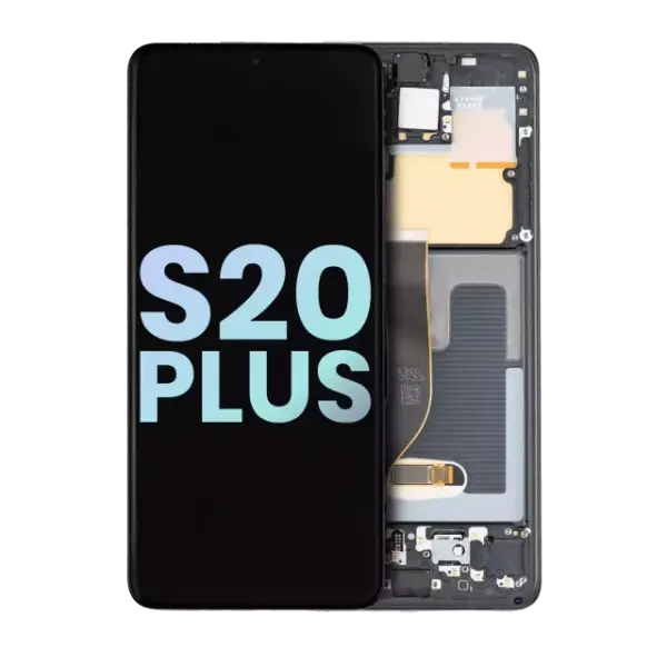 Ansamblu Display Samsung Galaxy S20 Plus 5G Service Pack (Cosmic Black)